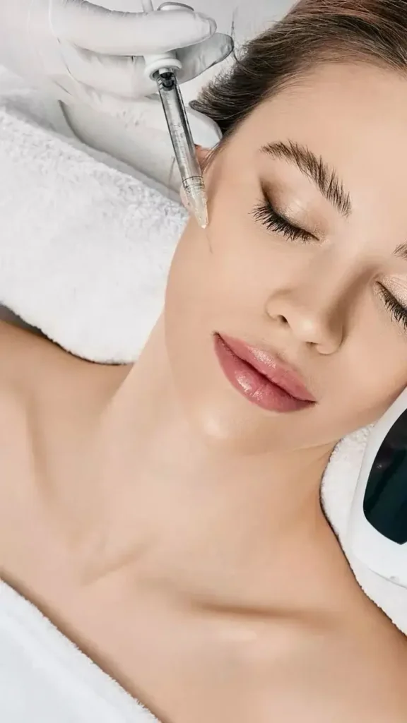 Удаление мимических морщин на щеках