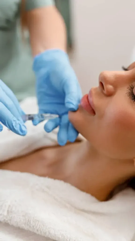 Удаление мимических морщин на подбородке